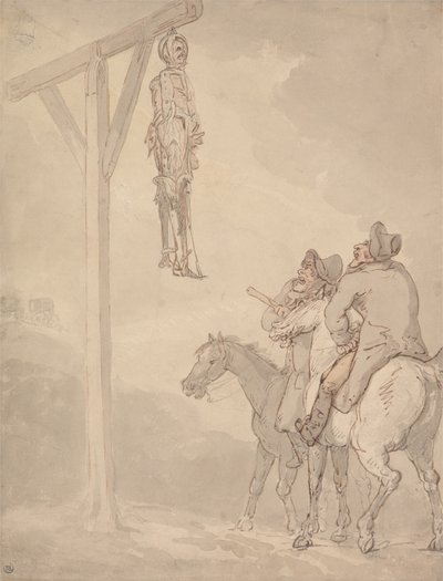 En Gibbet af Thomas Rowlandson